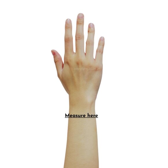 Baby child name bracelet gold beads stretch, customize, Mother of Pearl letters - Picture 8 of 8